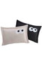 L'essentiel linge de maison Juego de Sábanas Doble Funny Cizgili - Negro